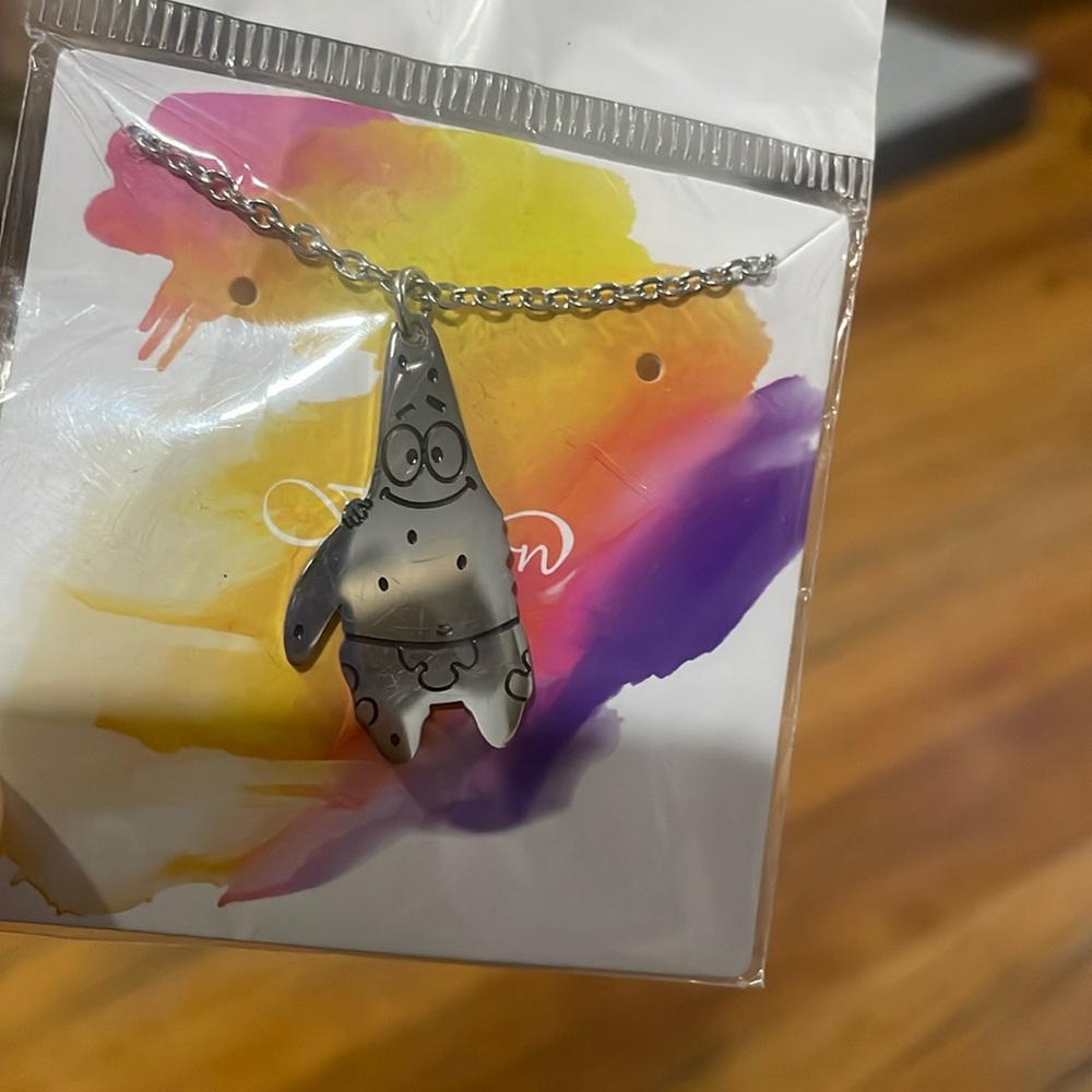 New Nickelodeon SpongeBob Patrick Friendship Necklace